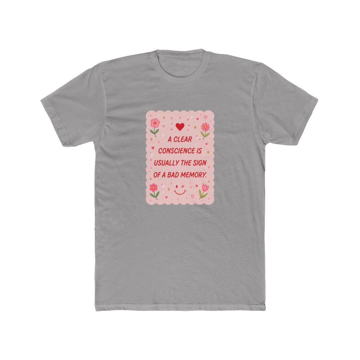 Clear Conscience Bad Memory Funny T Shirt - Official t-shirts merchandise