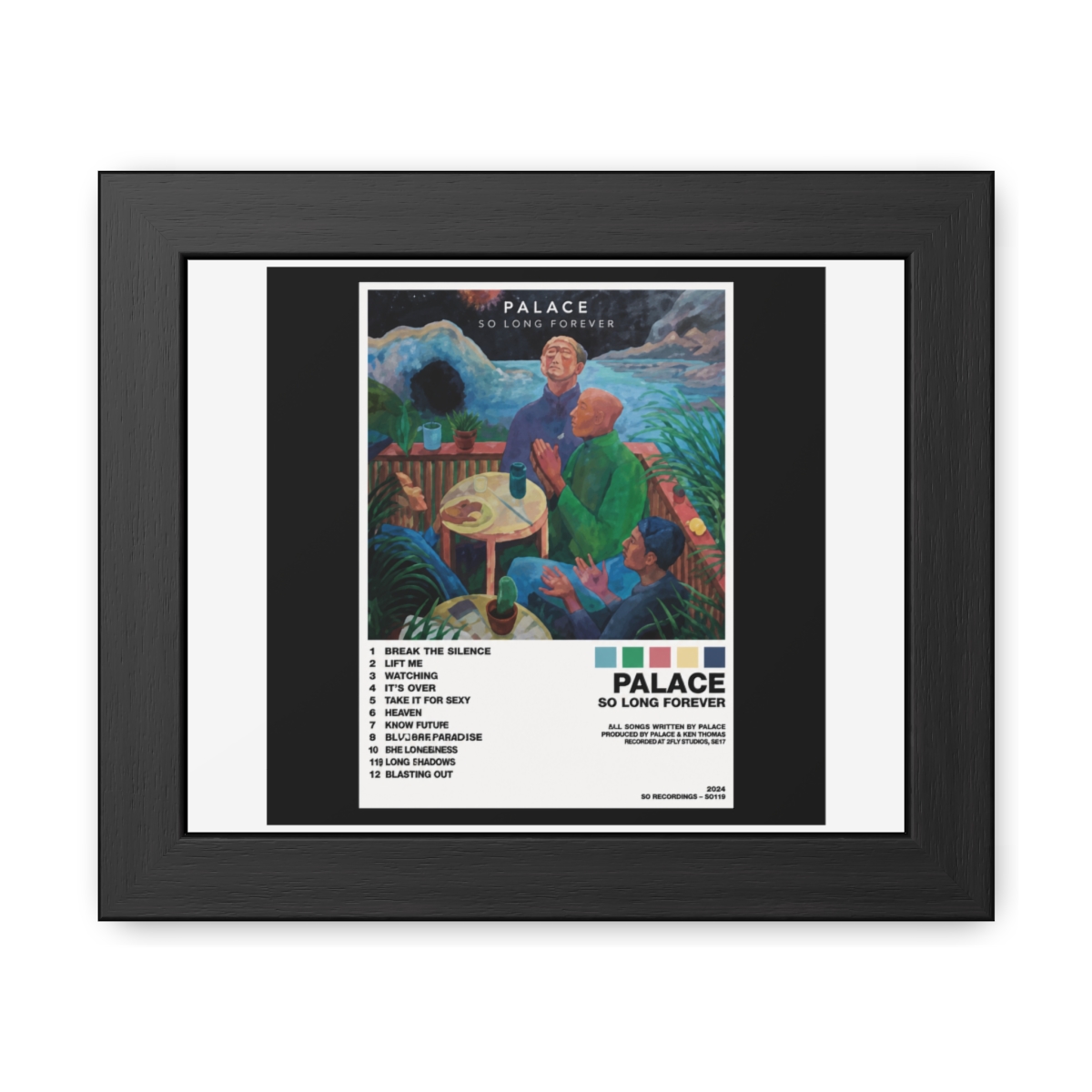 Palace So Long Forever Album Art Framed Poster - Official posters merchandise