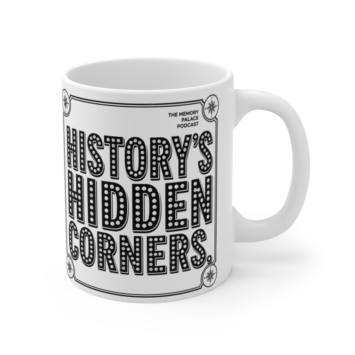 The Memory Palace "History" White Mug — official The Memory Palace mugs-drinkware
